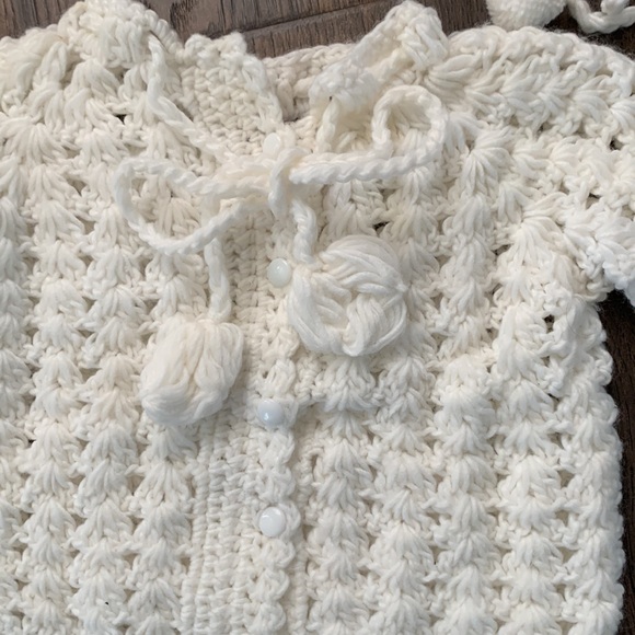 Vintage Baby Infant Girl Handmade Crochet Clothes
HANDMADE CROCHET Dress outfit - Picture 7 of 9